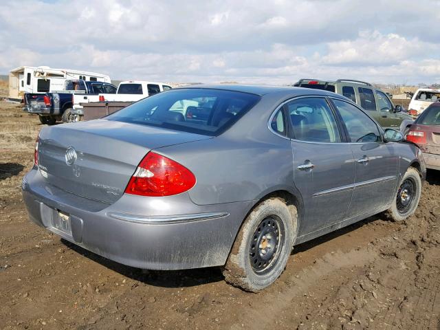 2G4WD582081138215 - 2008 BUICK LACROSSE C GRAY photo 4