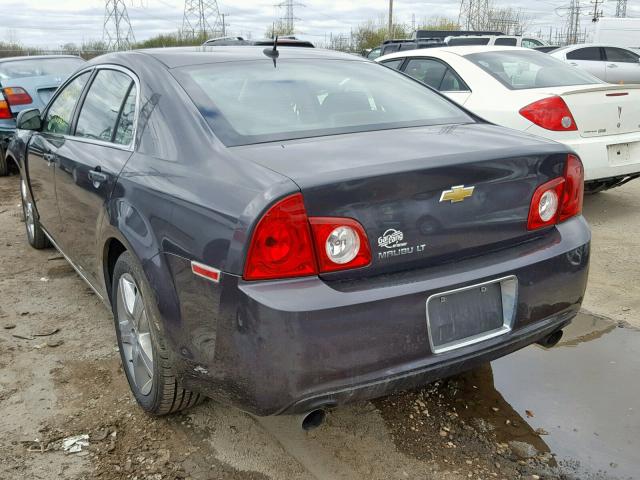 1G1ZD5E76BF130551 - 2011 CHEVROLET MALIBU 2LT GRAY photo 3