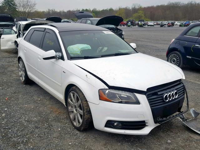 WAUKEAFM7CA051520 - 2012 AUDI A3 PREMIUM WHITE photo 1