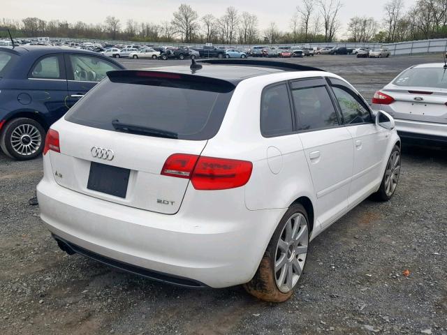 WAUKEAFM7CA051520 - 2012 AUDI A3 PREMIUM WHITE photo 4