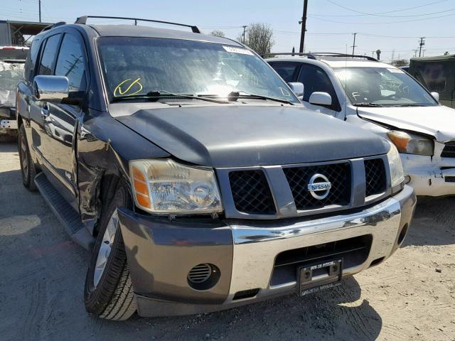 5N1AA08A97N702082 - 2007 NISSAN ARMADA SE GRAY photo 1