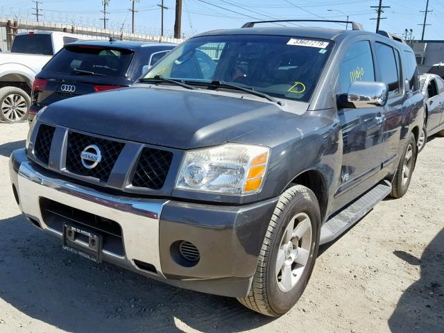 5N1AA08A97N702082 - 2007 NISSAN ARMADA SE GRAY photo 2