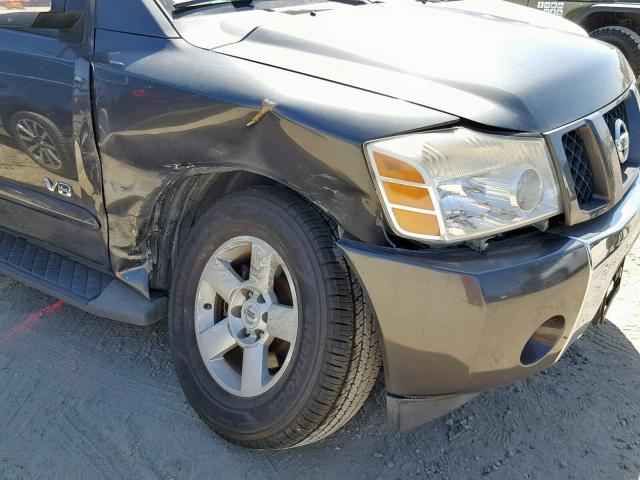 5N1AA08A97N702082 - 2007 NISSAN ARMADA SE GRAY photo 9