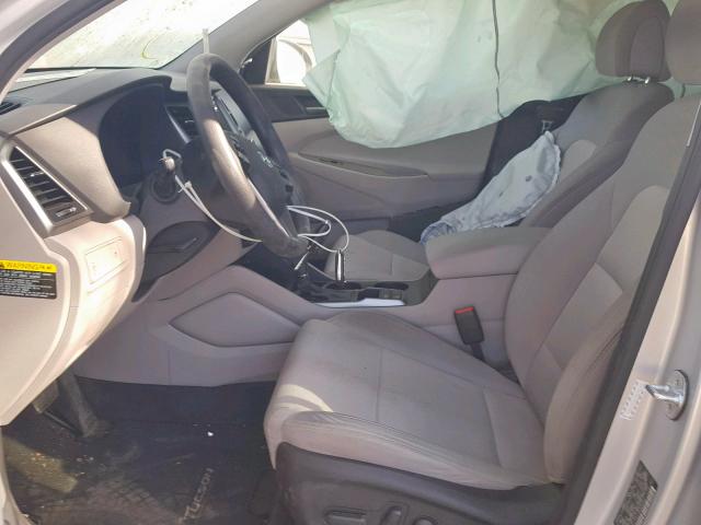 KM8J33A47HU494565 - 2017 HYUNDAI TUCSON LIM SILVER photo 5