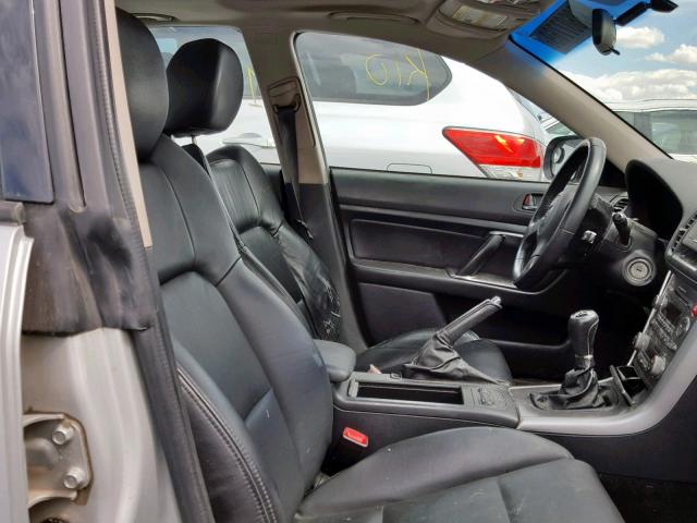 4S3BL676066202338 - 2006 SUBARU LEGACY GT SILVER photo 5