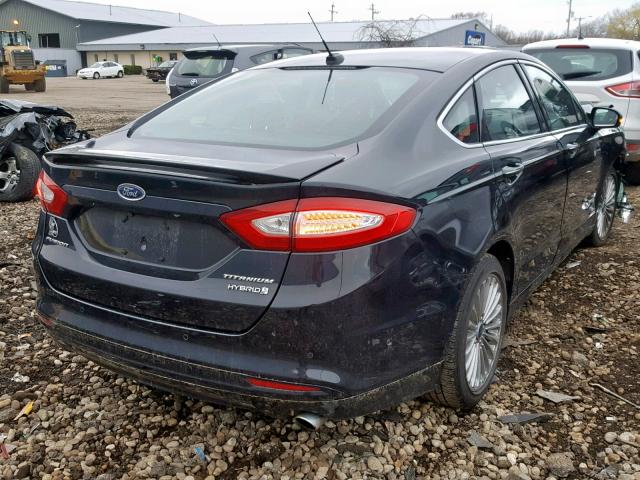 3FA6P0RU4ER357738 - 2014 FORD FUSION TIT BLACK photo 4