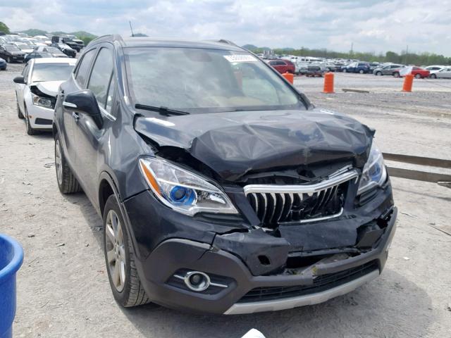 KL4CJGSB9EB580856 - 2014 BUICK ENCORE GRAY photo 1