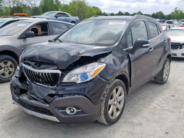 KL4CJGSB9EB580856 - 2014 BUICK ENCORE GRAY photo 2