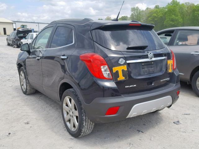 KL4CJGSB9EB580856 - 2014 BUICK ENCORE GRAY photo 3