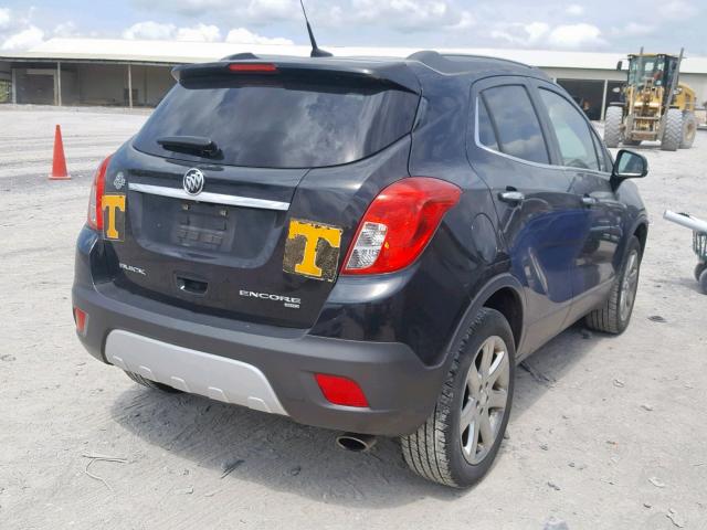 KL4CJGSB9EB580856 - 2014 BUICK ENCORE GRAY photo 4