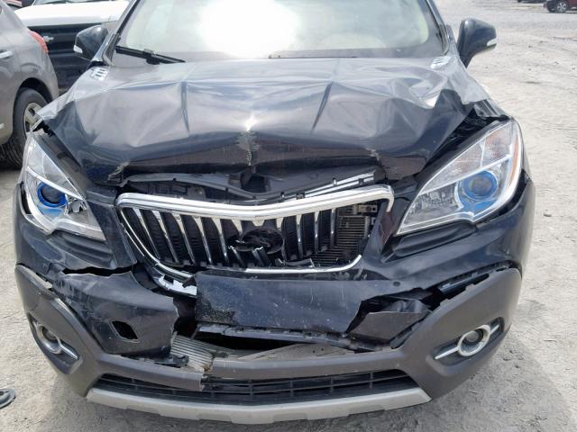 KL4CJGSB9EB580856 - 2014 BUICK ENCORE GRAY photo 9