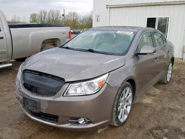 1G4GE5EV2AF292200 - 2010 BUICK LACROSSE C TAN photo 2