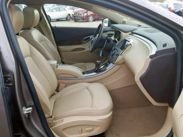 1G4GE5EV2AF292200 - 2010 BUICK LACROSSE C TAN photo 5