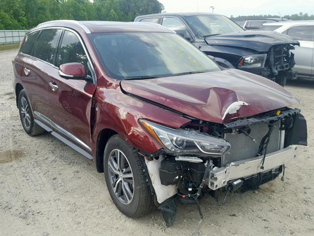 5N1DL0MNXKC518466 - 2019 INFINITI QX60 LUXE MAROON photo 1