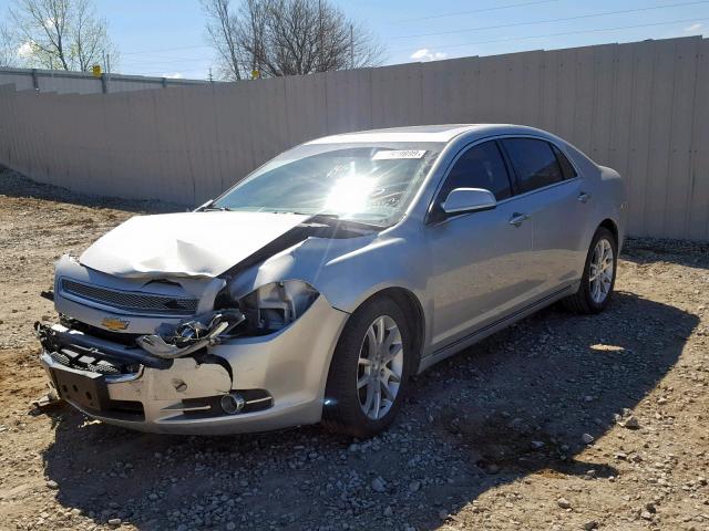 1G1ZG5E7XCF254153 - 2012 CHEVROLET MALIBU LTZ SILVER photo 2