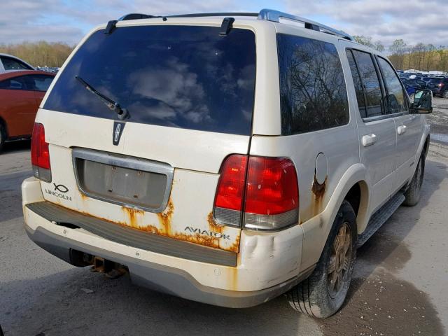 5LMEU88H24ZJ06124 - 2004 LINCOLN AVIATOR თეთრი ფოტო 4