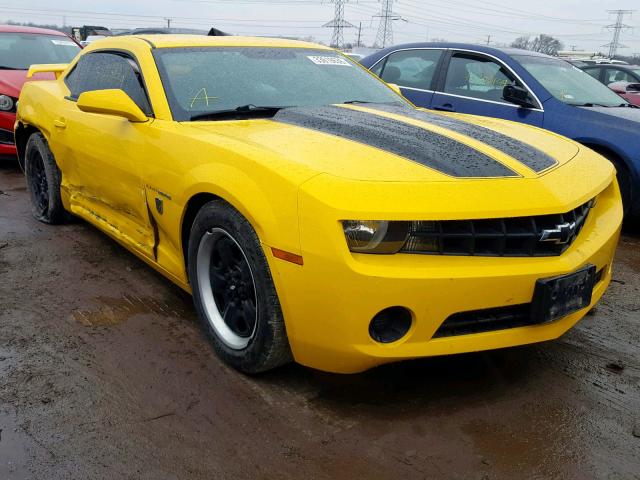 2G1FA1E32C9199636 - 2012 CHEVROLET CAMARO LS YELLOW photo 1