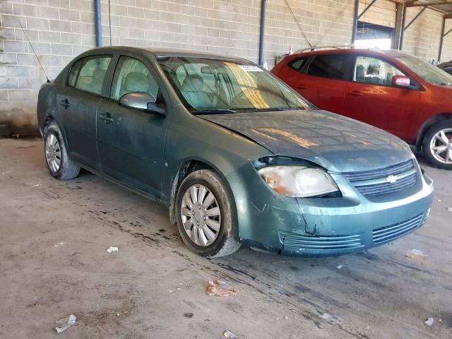 1G1AT58H197101452 - 2009 CHEVROLET COBALT LT GREEN photo 1