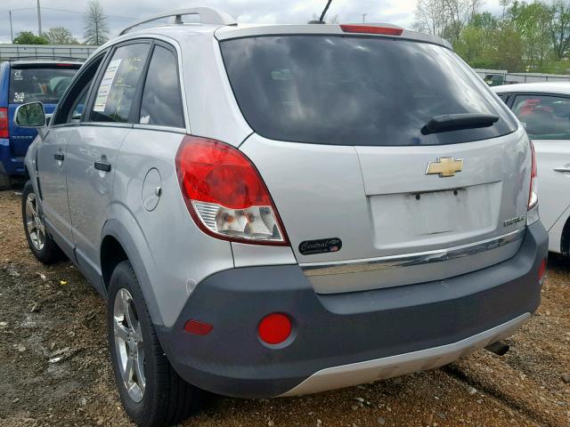 3GNAL2EK8CS554084 - 2012 CHEVROLET CAPTIVA SP SILVER photo 3