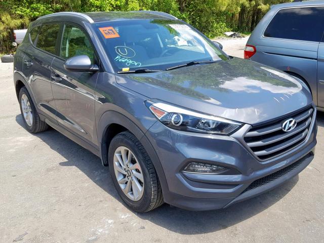 KM8J33A4XGU024979 - 2016 HYUNDAI TUCSON LIM GRAY photo 1