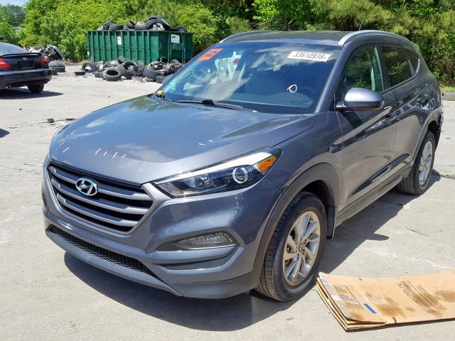 KM8J33A4XGU024979 - 2016 HYUNDAI TUCSON LIM GRAY photo 2