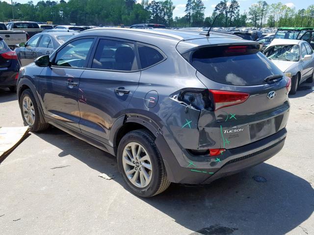 KM8J33A4XGU024979 - 2016 HYUNDAI TUCSON LIM GRAY photo 3