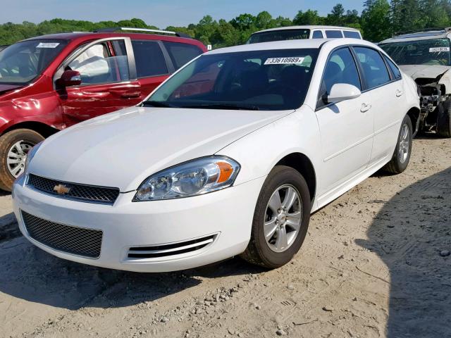 2G1WA5E37E1164793 - 2014 CHEVROLET IMPALA LIM WHITE photo 2