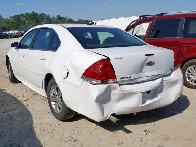 2G1WA5E37E1164793 - 2014 CHEVROLET IMPALA LIM WHITE photo 3