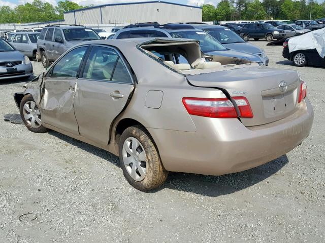 4T1BE46K37U096750 - 2007 TOYOTA CAMRY NEW GOLD photo 3