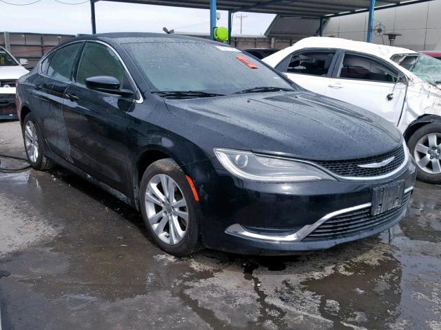 1C3CCCAG9FN516374 - 2015 CHRYSLER 200 LIMITE BLACK photo 1