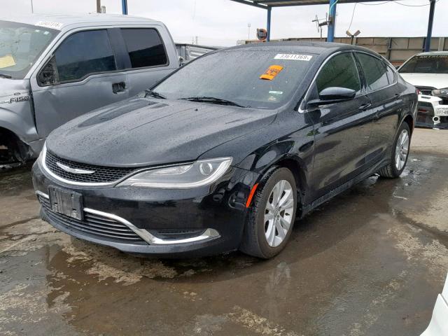 1C3CCCAG9FN516374 - 2015 CHRYSLER 200 LIMITE BLACK photo 2