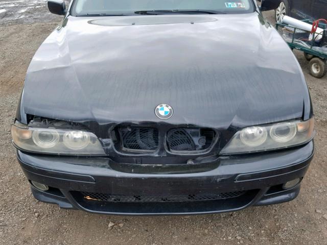 WBADT43462GY42878 - 2002 BMW 525 I AUTO BLACK photo 7