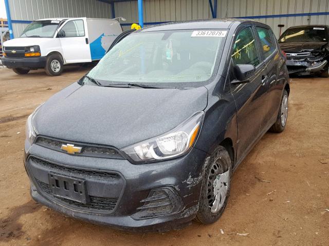 KL8CB6SA1JC444576 - 2018 CHEVROLET SPARK LS BLACK photo 2