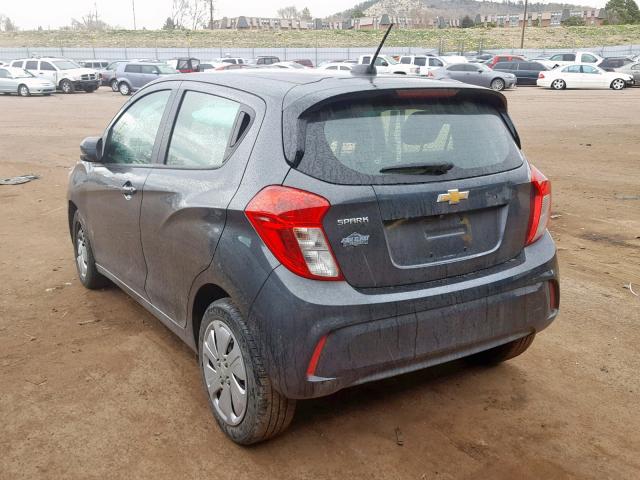 KL8CB6SA1JC444576 - 2018 CHEVROLET SPARK LS BLACK photo 3