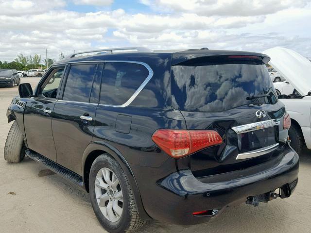 JN8AZ2NF9B9500079 - 2011 INFINITI QX56 BLACK photo 3