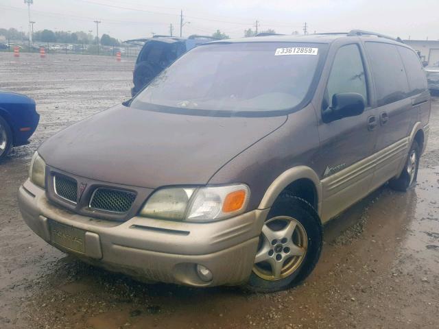 1GMDX03E7YD140244 - 2000 PONTIAC MONTANA BROWN photo 2