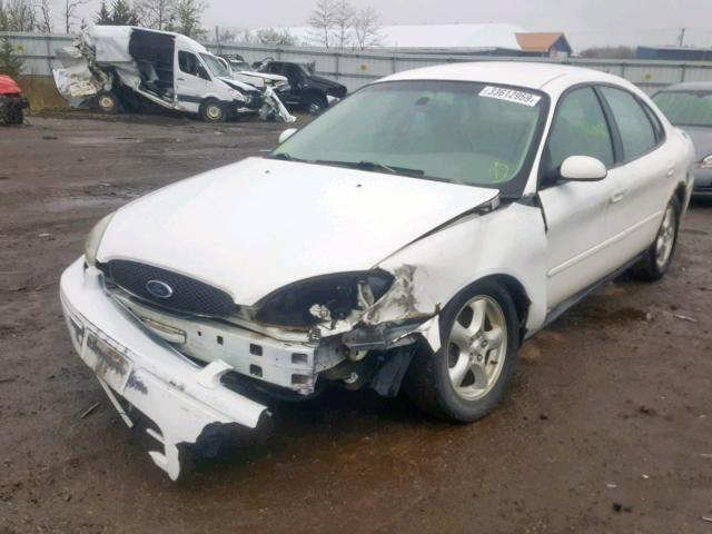 1FAFP55U74G135879 - 2004 FORD TAURUS SES WHITE photo 2