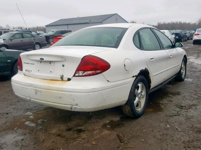 1FAFP55U74G135879 - 2004 FORD TAURUS SES WHITE photo 4