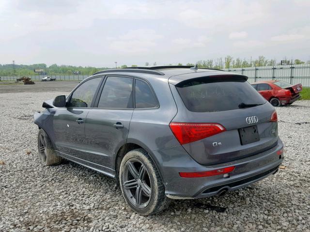 WA1WKAFP8CA037403 - 2012 AUDI Q5 PRESTIG GRAY photo 3