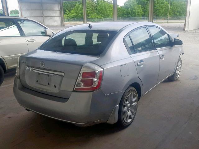 3N1AB6AP3AL646833 - 2010 NISSAN SENTRA 2.0 SILVER photo 4