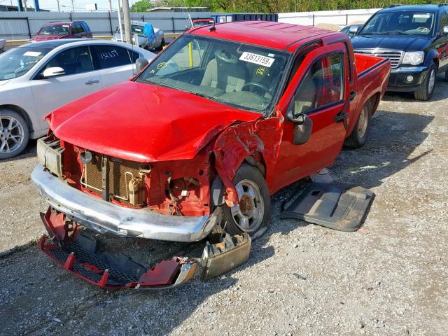 1GCCS138158283175 - 2005 CHEVROLET COLORADO RED photo 2