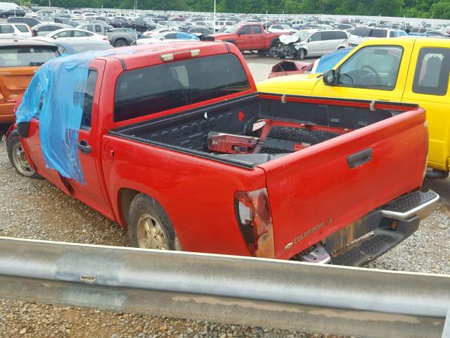 1GCCS138158283175 - 2005 CHEVROLET COLORADO RED photo 3