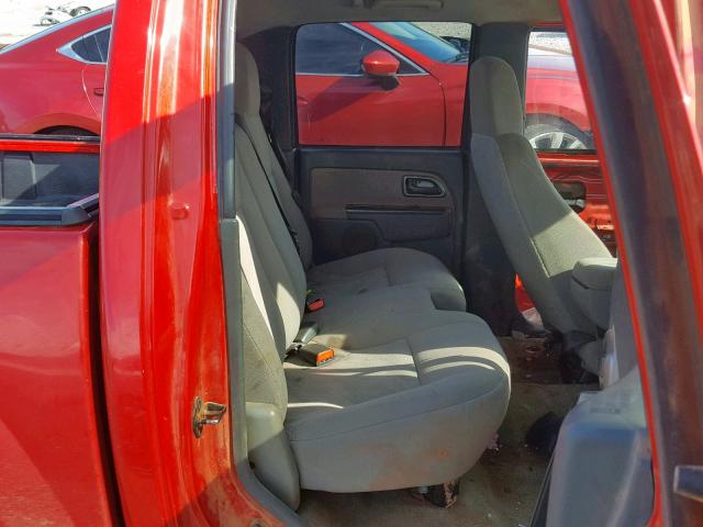 1GCCS138158283175 - 2005 CHEVROLET COLORADO RED photo 6