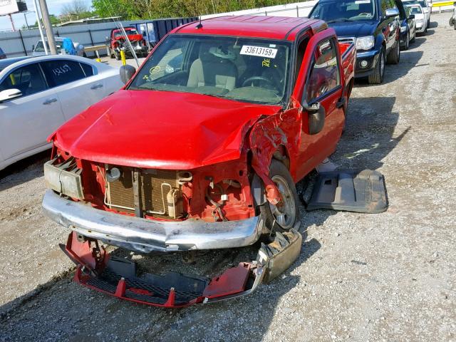 1GCCS138158283175 - 2005 CHEVROLET COLORADO RED photo 9