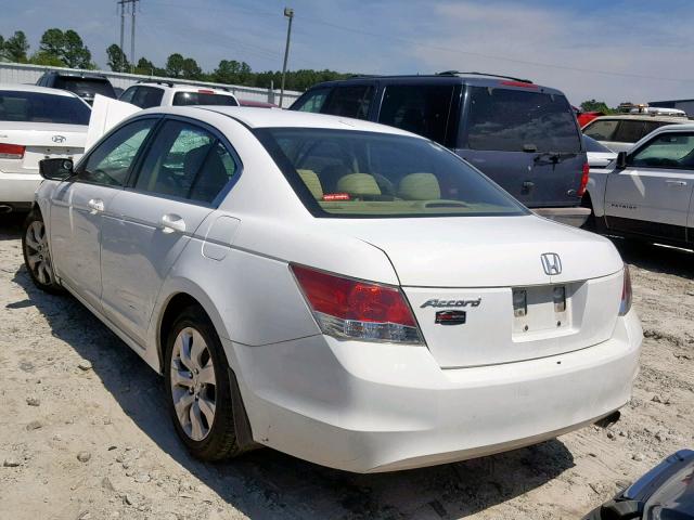 1HGCP2F85AA062234 - 2010 HONDA ACCORD EXL WHITE photo 3