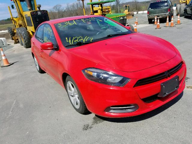 1C3CDFBBXGD660329 - 2016 DODGE DART SXT RED photo 1