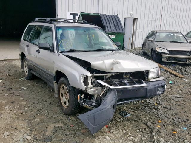 JF1SF6356YH726398 - 2000 SUBARU FORESTER L SILVER photo 1