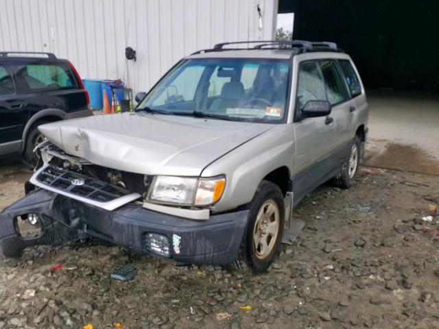 JF1SF6356YH726398 - 2000 SUBARU FORESTER L SILVER photo 2