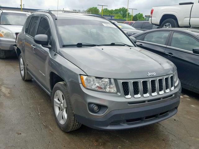 1C4NJCBB2CD665739 - 2012 JEEP COMPASS SP Сұр фото 1