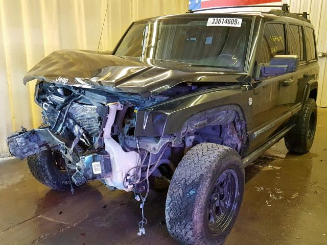 1J8HG48N26C175338 - 2006 JEEP COMMANDER 黑色 照片 2